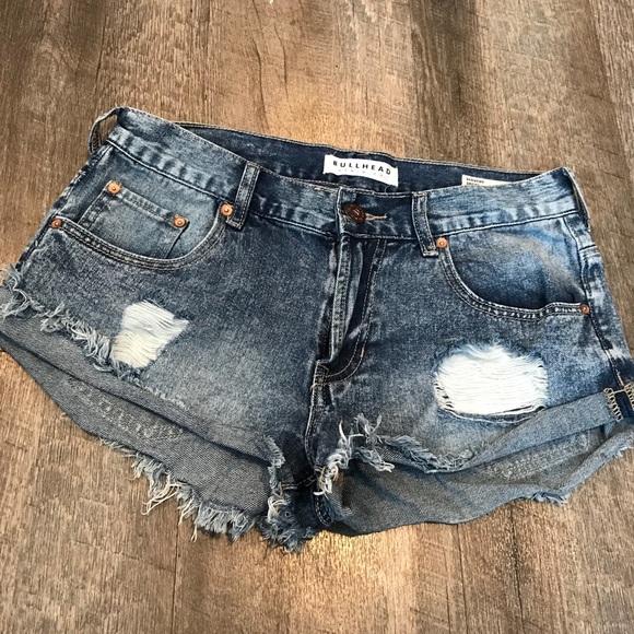 SOLD!!! BULLHEAD DENIM SHORTS - Picture 1 of 3